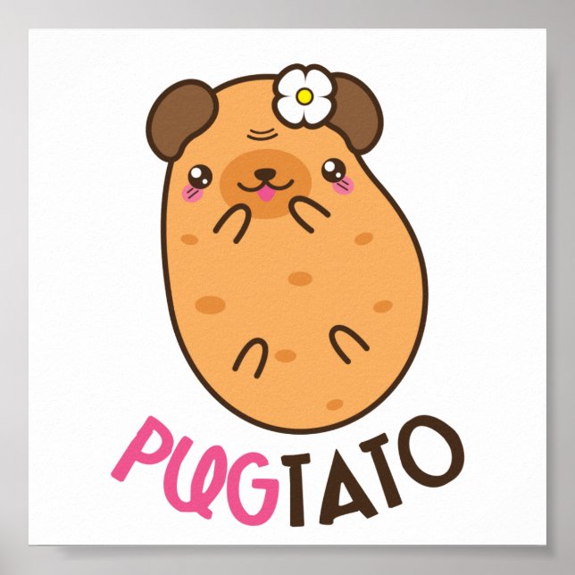 Mops Plus Potato Pugtato Poster (Vorne)