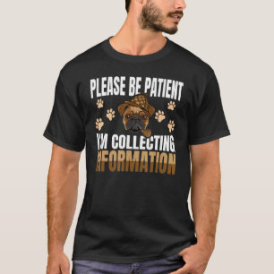 Mops-Polizei-Ermittler True Crime Detektiv T-Shirt