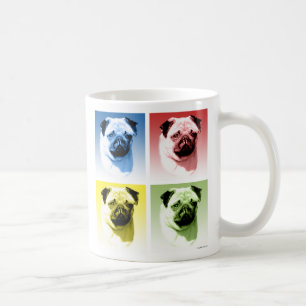 Mops Pop Art Kaffeetasse