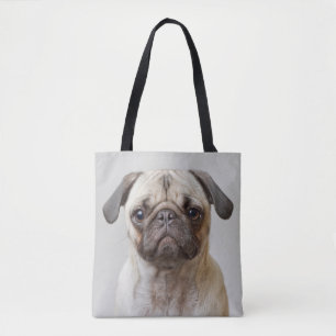 Mops-Portrait Tasche