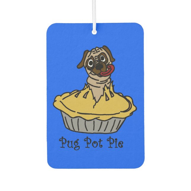 Mops Pot Pie Air Freshener Autolufterfrischer (Vorderseite)