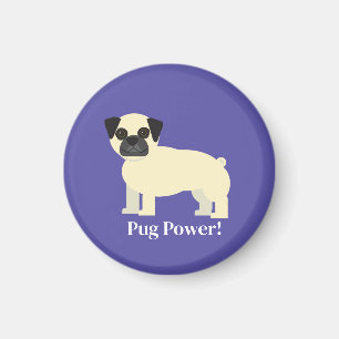 Mops Power  Magnet