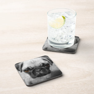 Mops Pup Getränkeuntersetzer