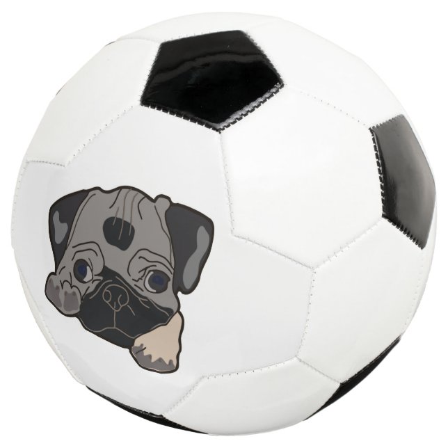 MOPS PUPPY FUßBALL (Dreiviertel)