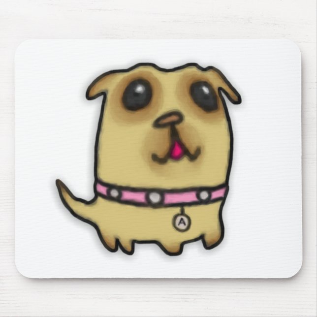 Mops Puppy Mousepad (Vorne)