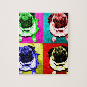 Mops Richi in 4 Farben