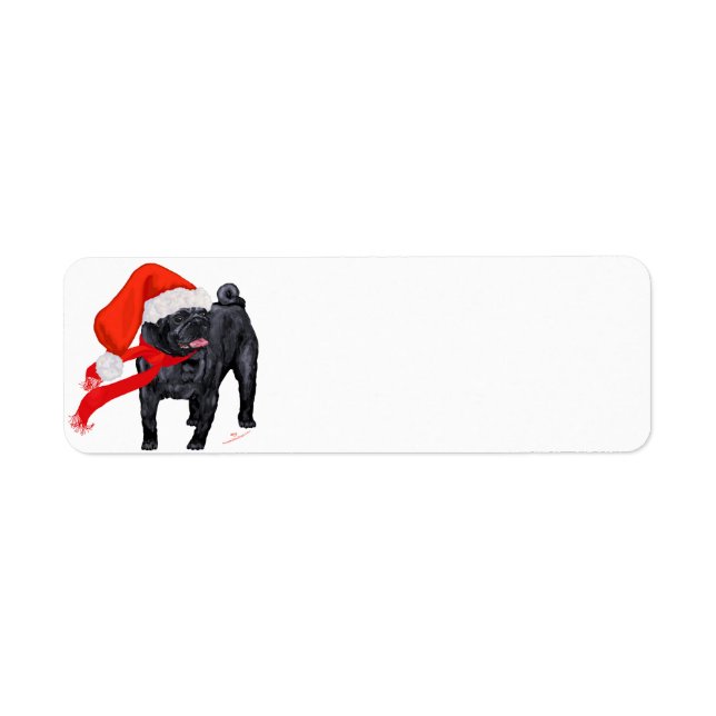 Mops Santa's Helper (Vorne)