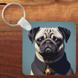 Mops Schlüsselanhänger