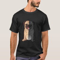 Mops schwarz und weiß, Mops halb schwarz und Mops