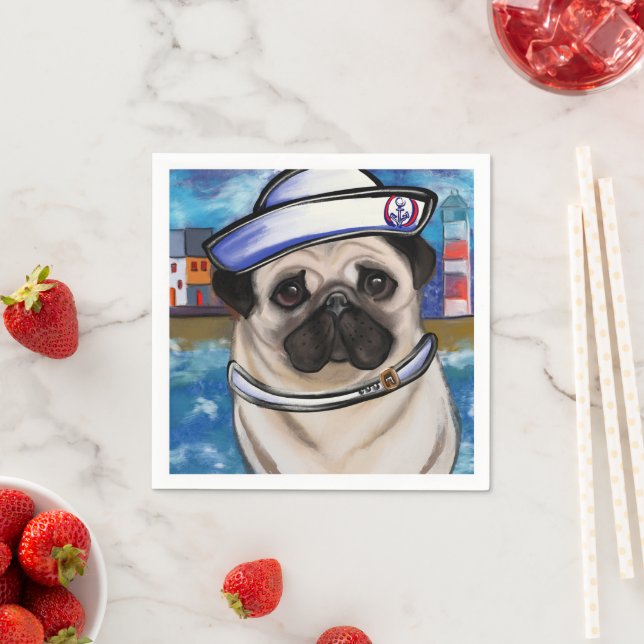 Mops Serviette (Beispiel)