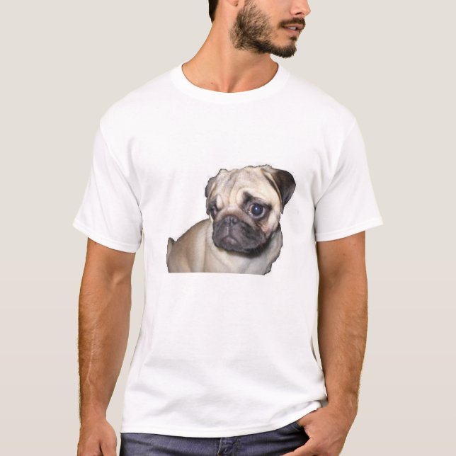 Mops-Shirt T-Shirt (Vorderseite)