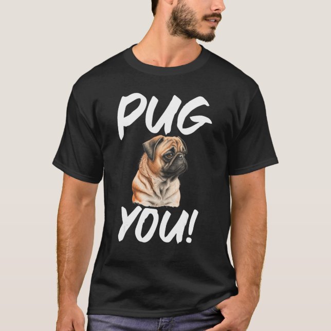 Mops Sie Mops T-Shirt (Vorderseite)