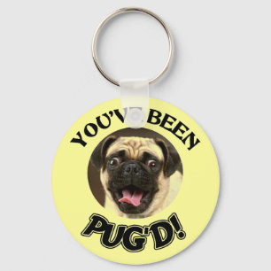 MOPS - SIE sind PUG'D GEWESEN!  Schlüsselanhänger