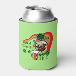 Mops St Patricks Day Dosenkühler