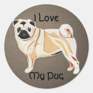 Mops Stickers