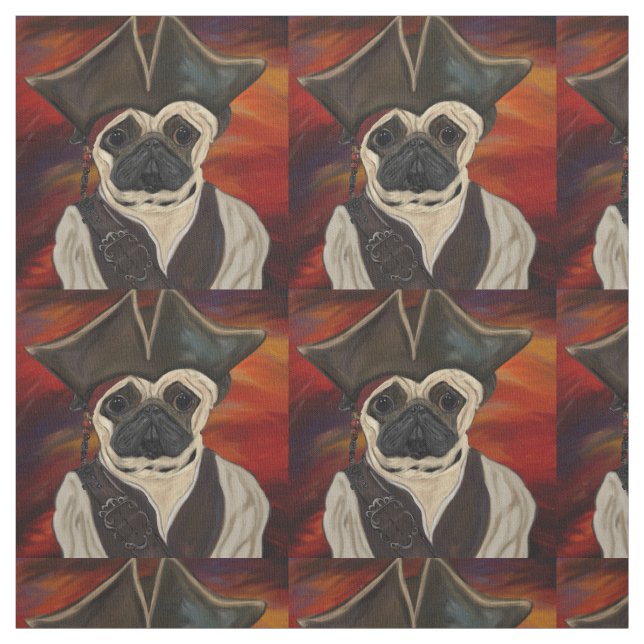Mops Stoff (Muster)
