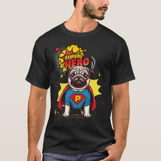 Mops Super Hero T-Shirt