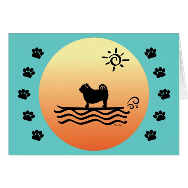 Mops Surf (Vorderseite (Horizontal))