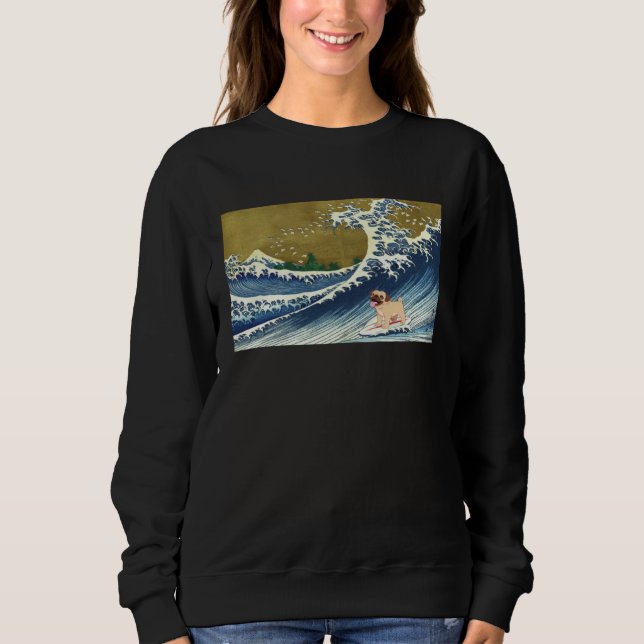 Mops Sweatshirt (Vorderseite)