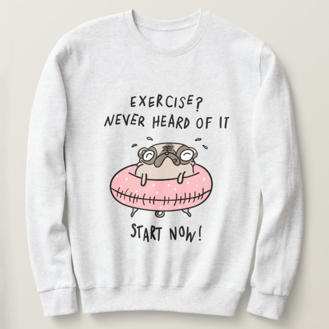 Mops Sweatshirt (Design vorne)