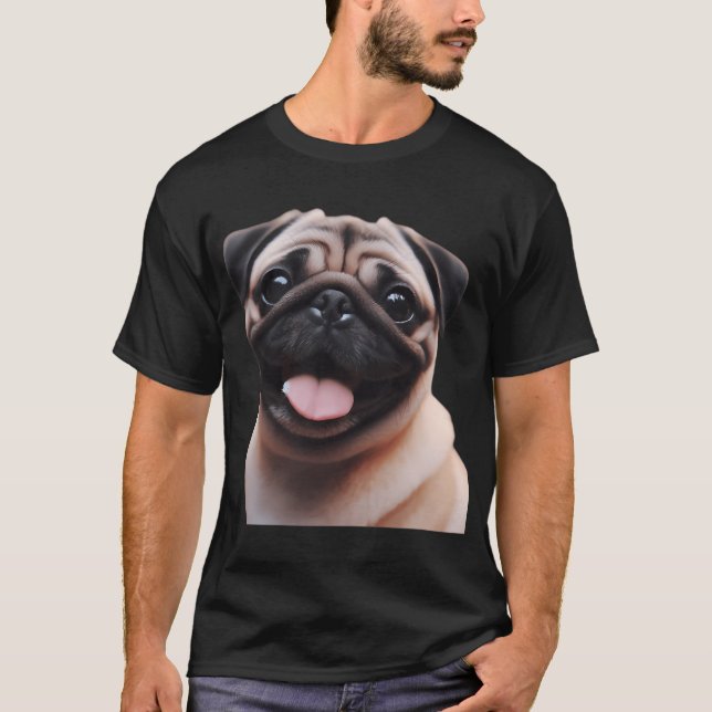 Mops T-Shirt (Vorderseite)