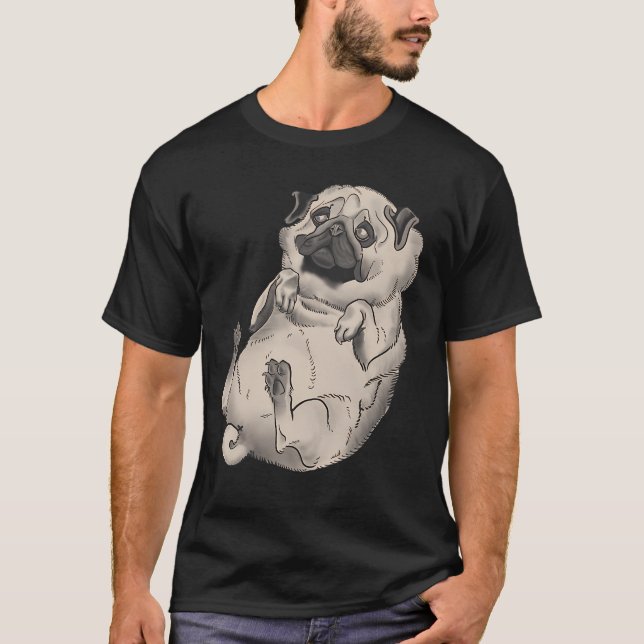 Mops T-Shirt (Vorderseite)