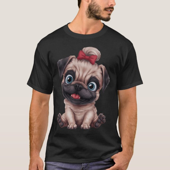 Mops T-Shirt (Vorderseite)