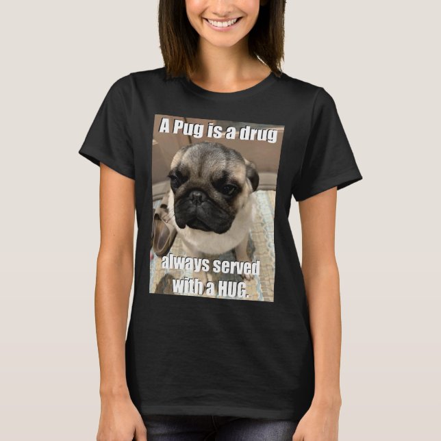 Mops T-Shirt (Vorderseite)
