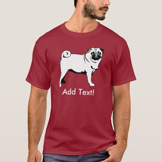 Mops T-Shirt (Vorderseite)