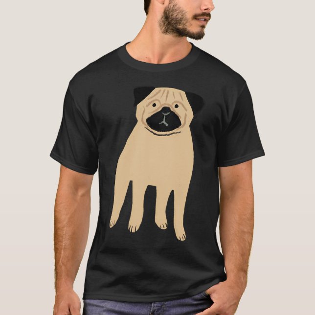Mops T-Shirt (Vorderseite)