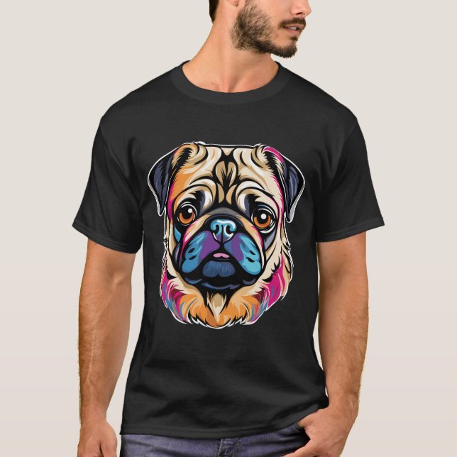 Mops T-Shirt (Vorderseite)