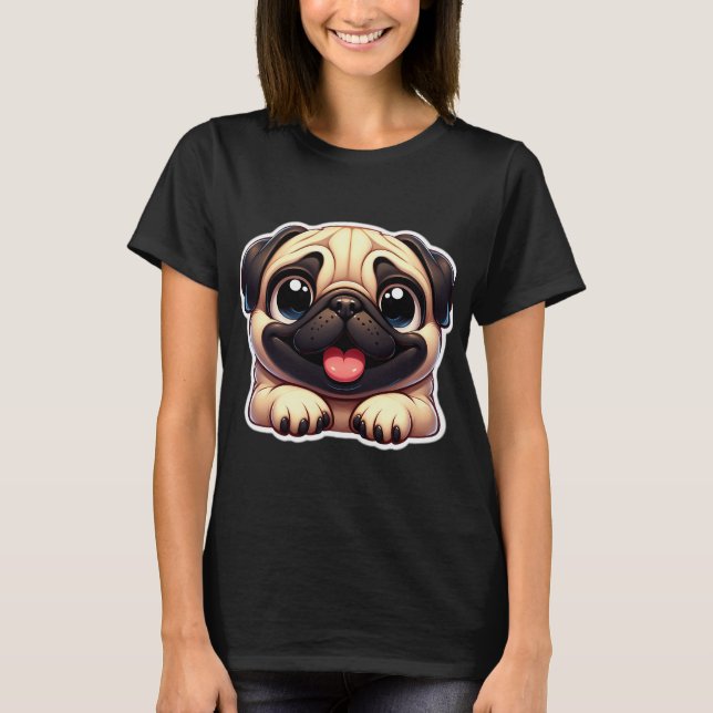 Mops T-Shirt (Vorderseite)