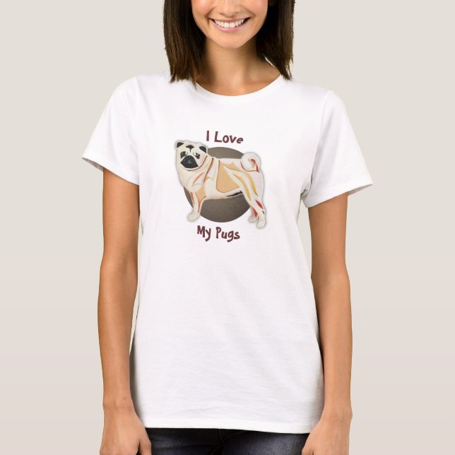Mops T - Shirt (Vorderseite)