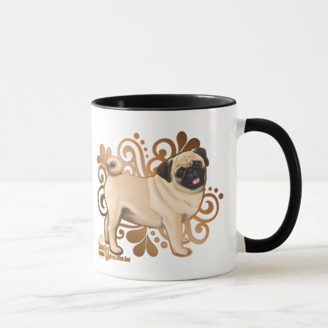 Mops Tasse (Rechts)