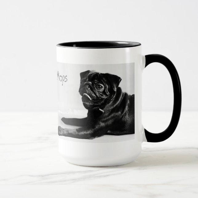 Mops Tasse (Rechts)