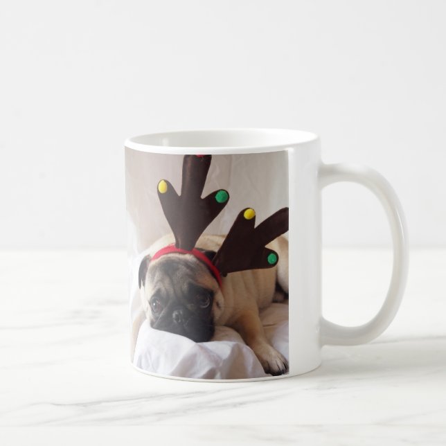 Mops-Tasse Kaffeetasse (Rechts)