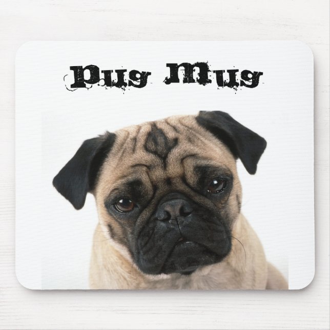 MOPS-TASSE MOUSEPAD (Vorne)
