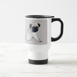 Mops-Tasse Reisebecher