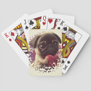 Mops, Tier, Natur Spielkarten