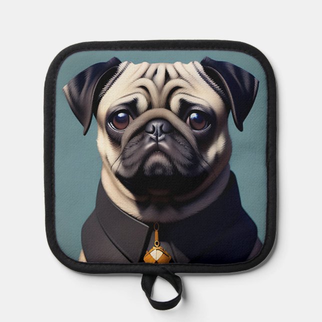 Mops Topflappen (Vorderseite)