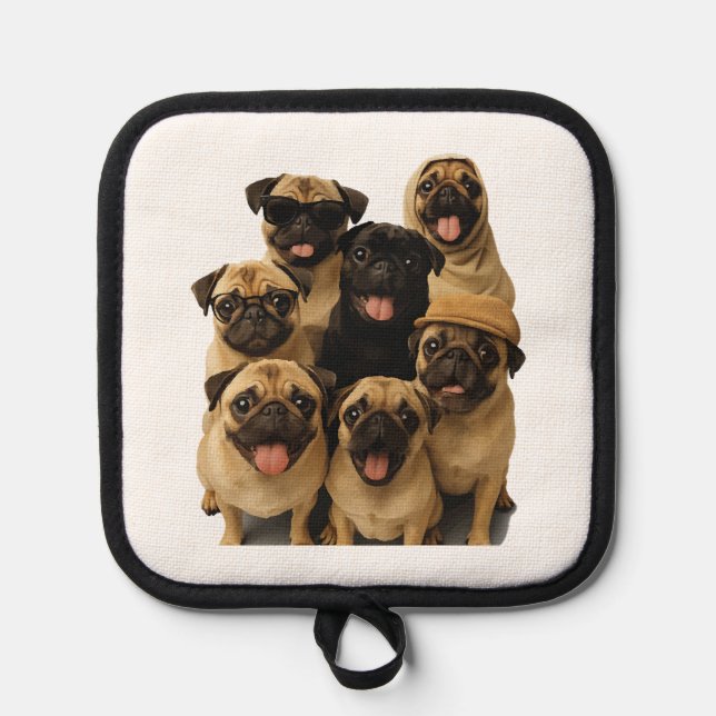 Mops Topflappen (Vorderseite)