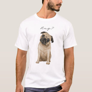 Mops Umarmen Niedlicher Liebe Möpse Design T-Shirt