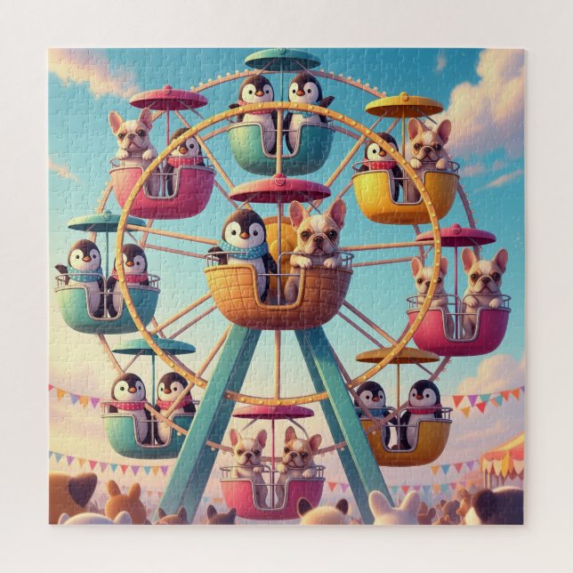 Mops und Penguins Riesenrad (Vertikal)