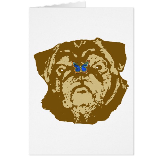 Mops und Schmetterling (Vorne)
