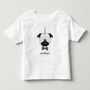Mops Unicorn   einzigartig sein Kleinkind T-shirt