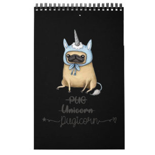 Mops unicorn gleich PUGICORN Kalender