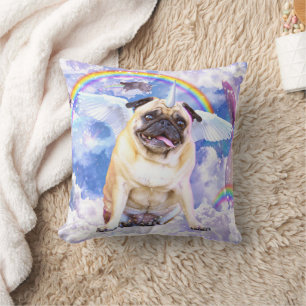 Mops unicorn - Niedliches Pugicorn Kissen