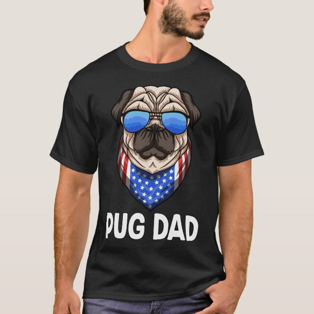 Mops-Vater Classic 289 T-Shirt (Vorderseite)