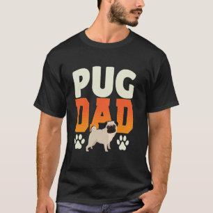 Mops-Vater Lustiger Hundebesitzer T-Shirt