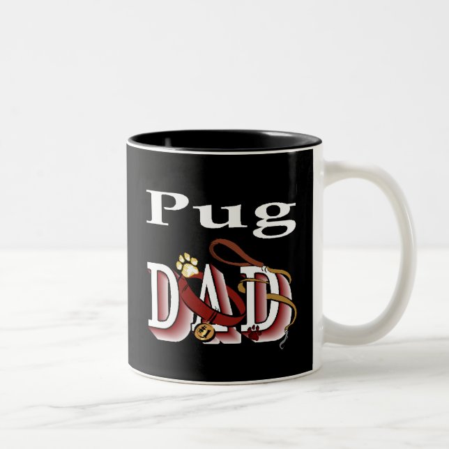 Mops Vater Tasse (Rechts)